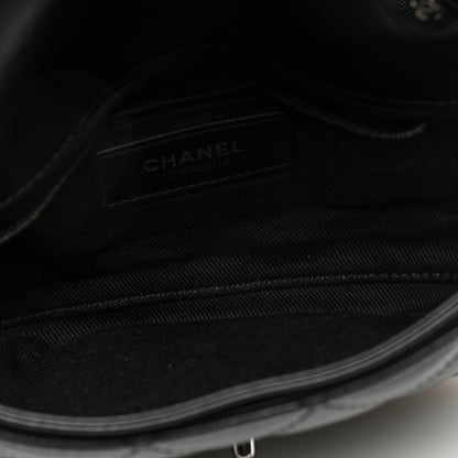 Chanel Calfskin Quilted CC Uniform Flap Belt Bag Black 5 of 10