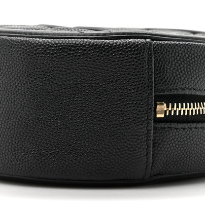 Chanel Caviar Quilted Round Filigree Crossbody Black 9 of 10