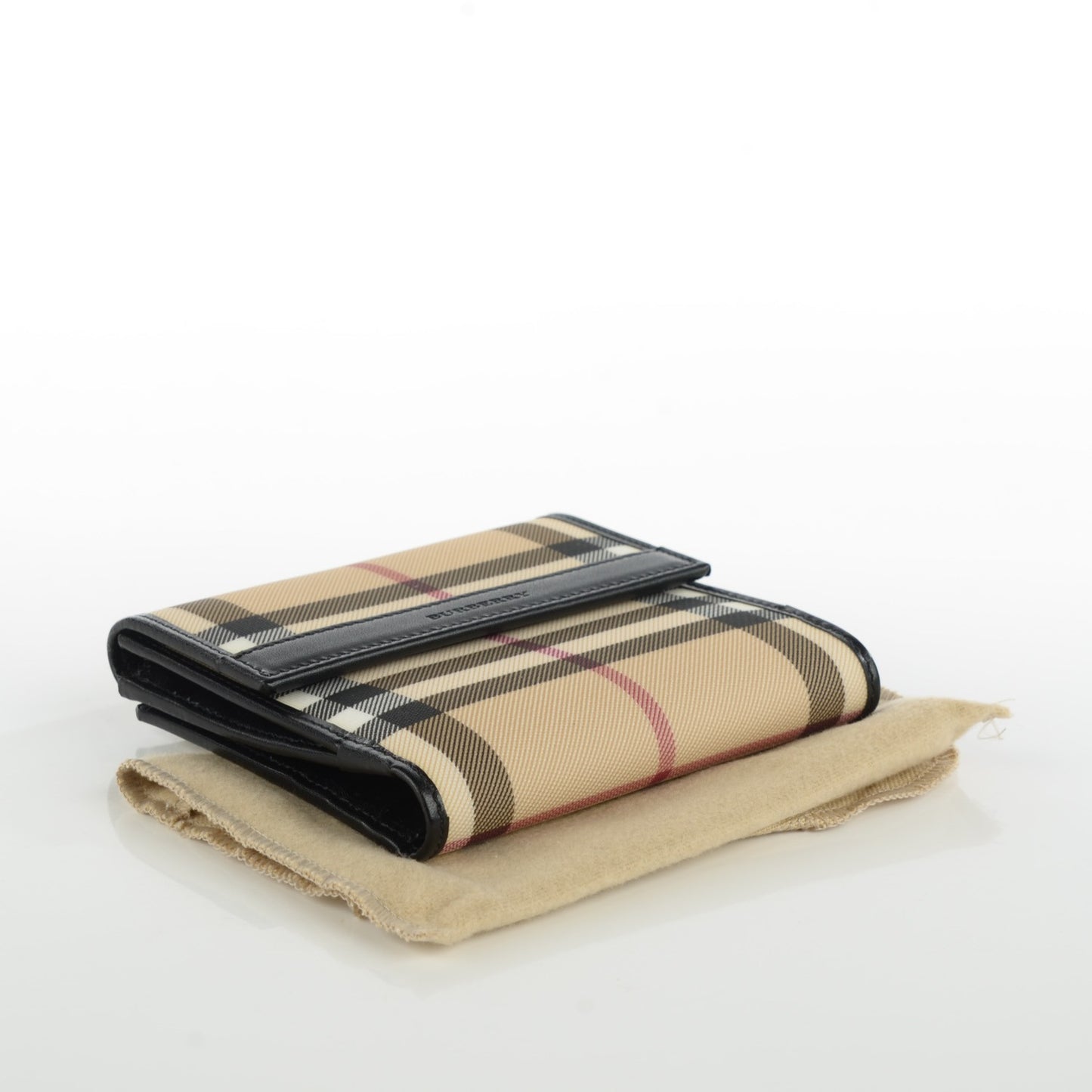 Nova Check Compact Wallet Black