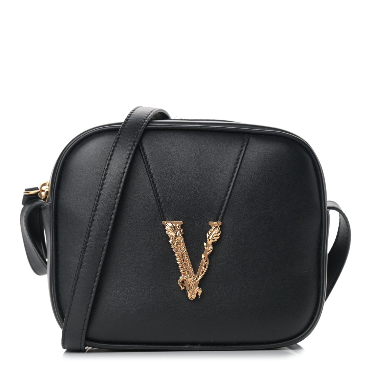 Versace Nappa Virtus Camera Bag Black 1 of 7