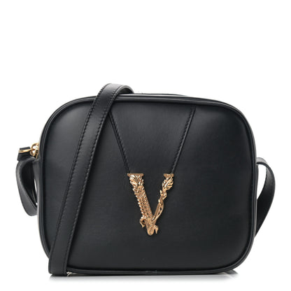 Versace Nappa Virtus Camera Bag Black 1 of 7