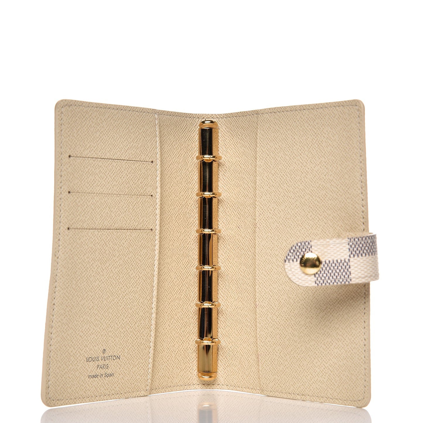 Damier Azur Small Ring Agenda Cover