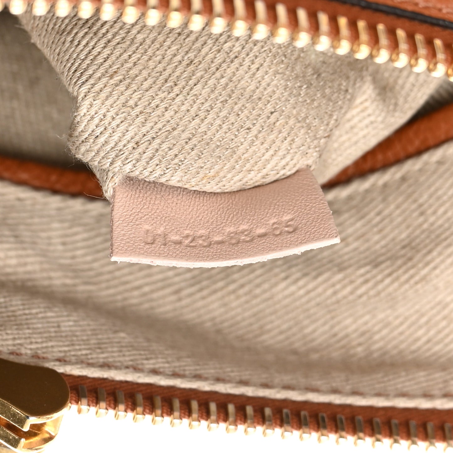 Calfskin Small Marcie Satchel Tan