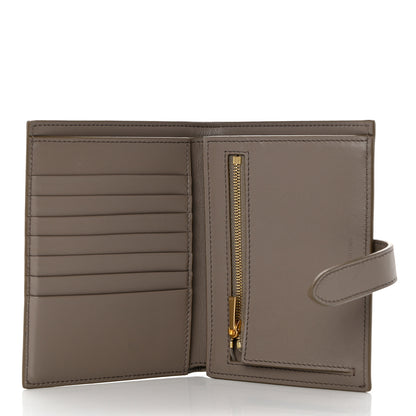 Celine Grained Calfskin Medium Multifunction Strap Wallet Pebble 5 of 8
