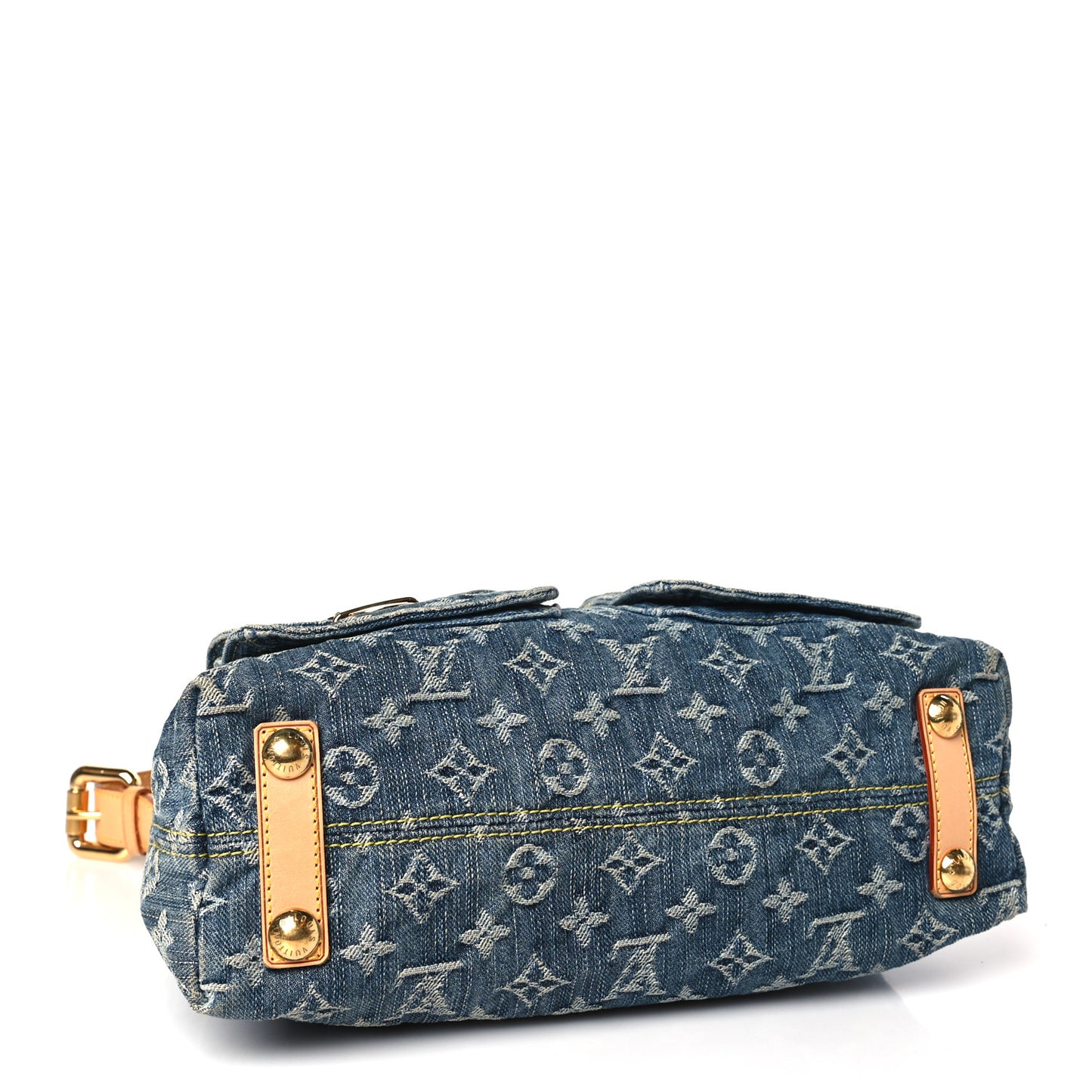 Monogram Denim Baggy PM Blue