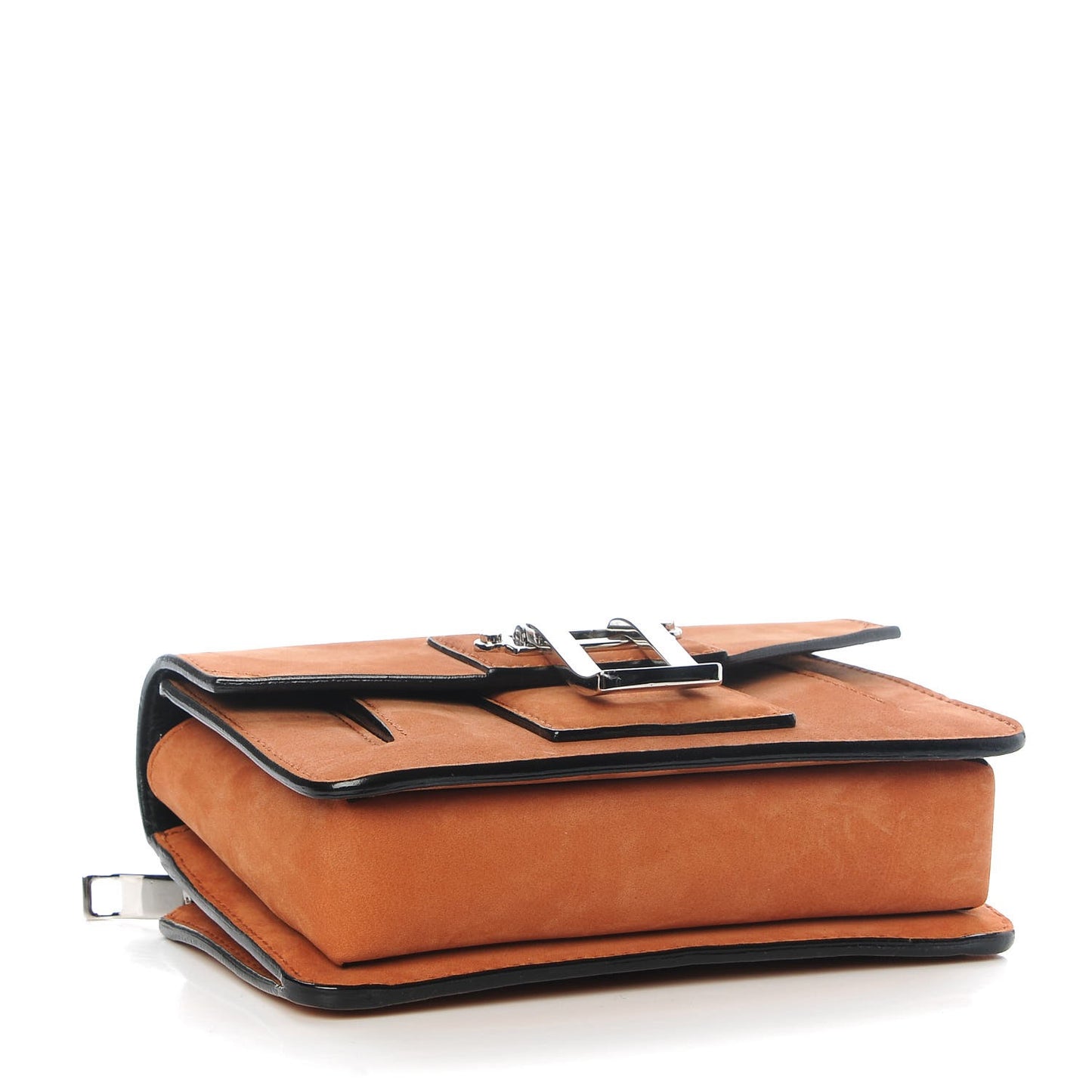 Nubuck Hava Chain Mini Crossbody Mahogany