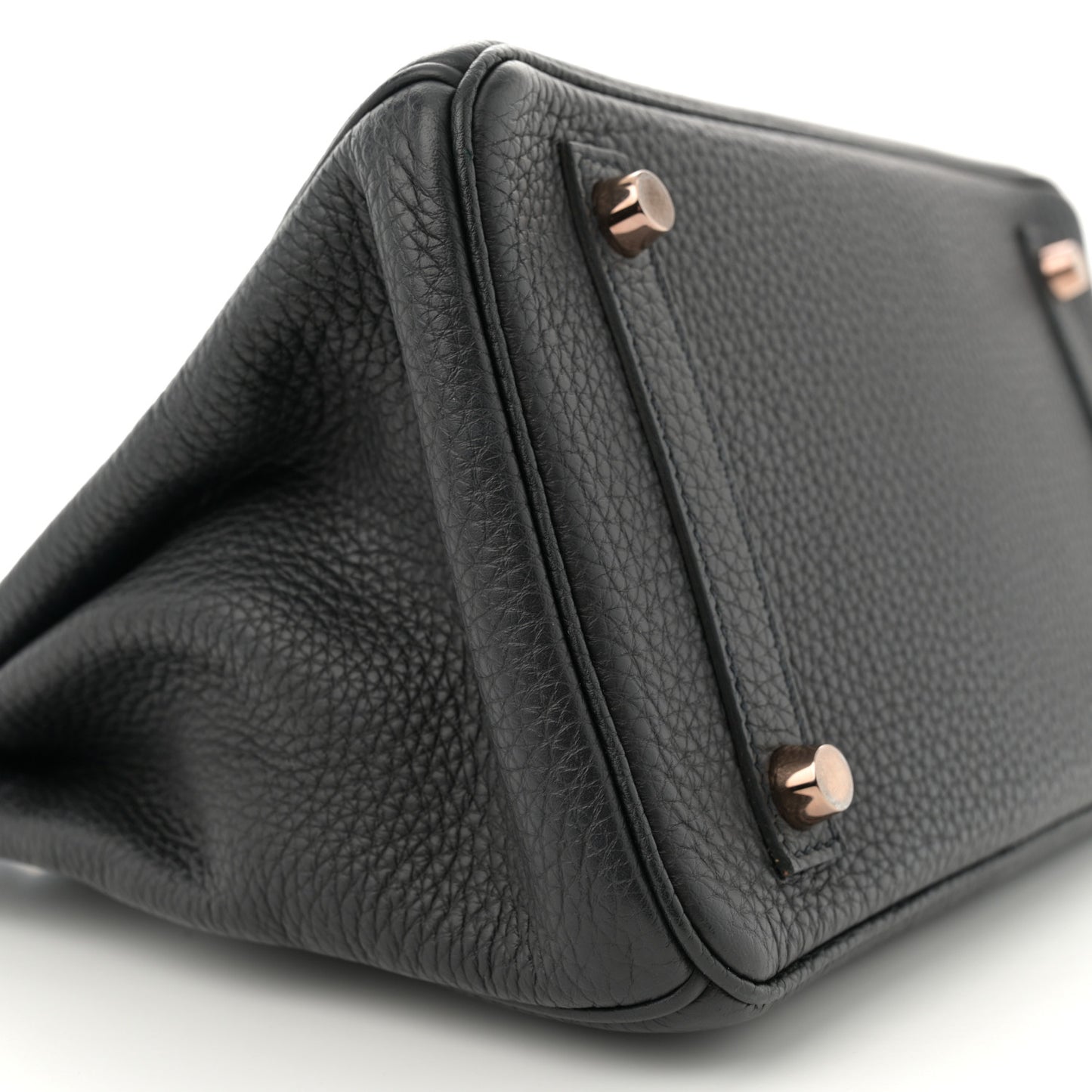 Taurillon Clemence Birkin 25 Etain Black