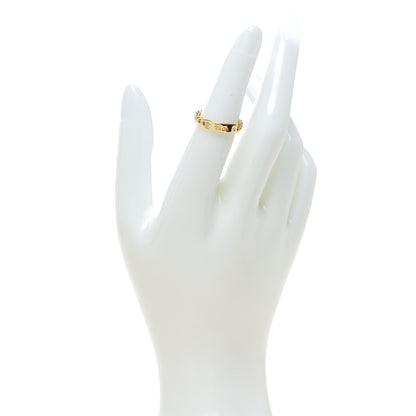 Tiffany 18K Yellow Gold Diamond Micro Link Ring 49 5 2 of 5