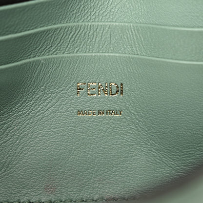 Fendi Nappa FF 1974 Embossed Mini Baguette Menta 6 of 16