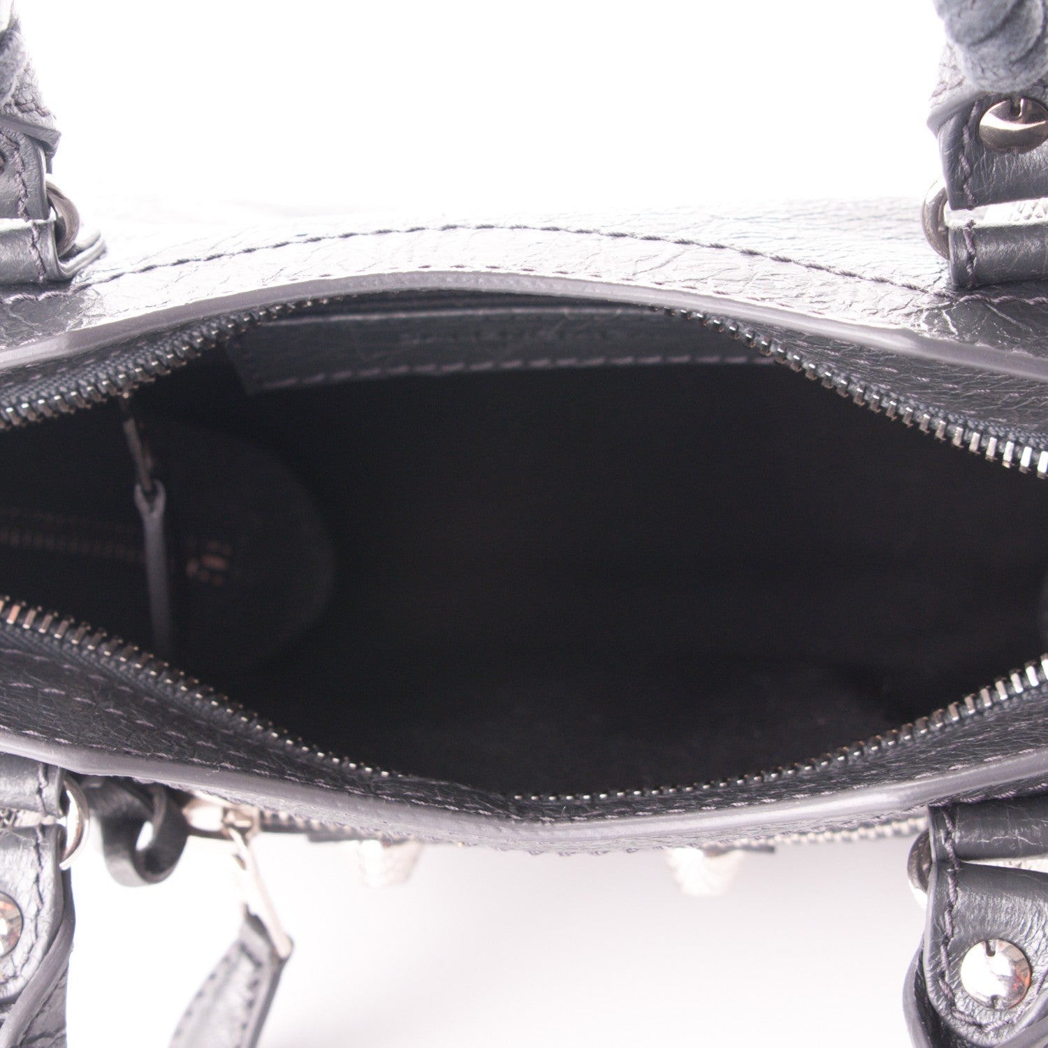 Balenciaga Agneau Giant 12 Silver Hardware Mini City Gris Fossile 6 of 10