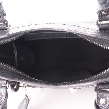Balenciaga Agneau Giant 12 Silver Hardware Mini City Gris Fossile 6 of 10