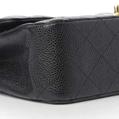 Chanel Caviar Quilted Medium Double Flap Black 9 of 13