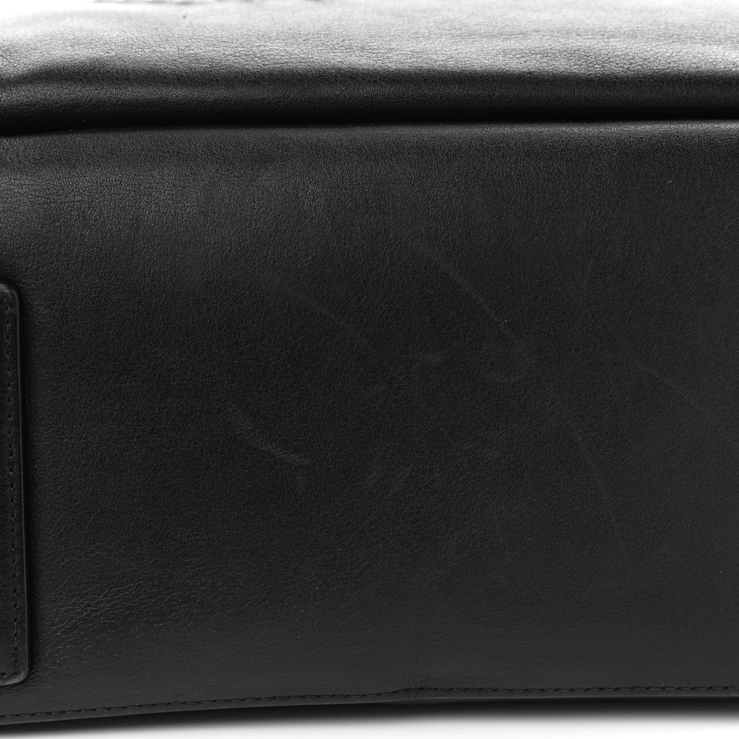 Calfskin Embossed Medium M Moment Backpack Black