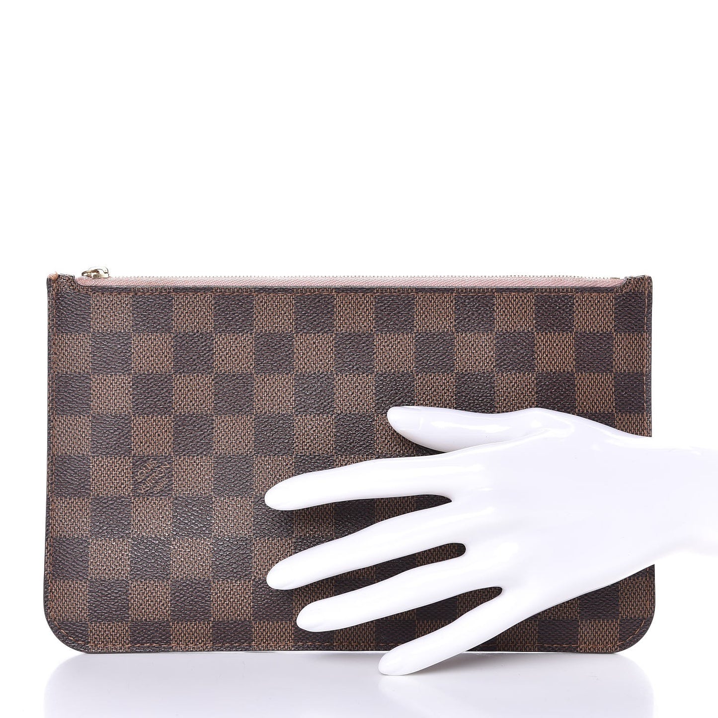 Damier Ebene Neverfull MM GM Pochette Rose Ballerine