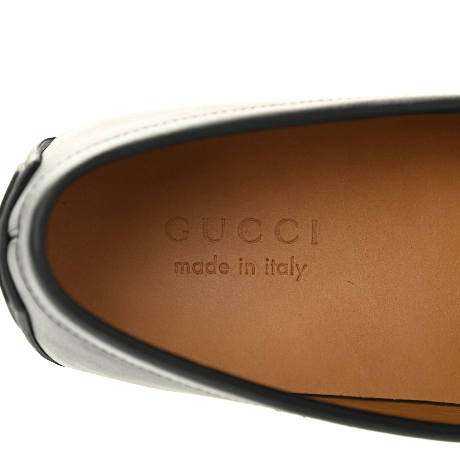 Gucci Calfskin Miro Soft Microguccissima Mens Driver Loafers 8 Black 6 of 8