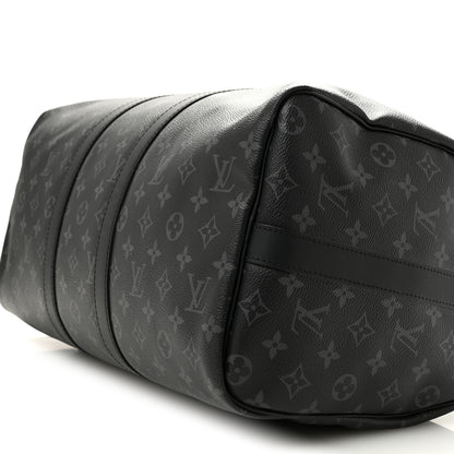 Louis Vuitton Monogram Eclipse Keepall Bandouliere 45 9 of 11
