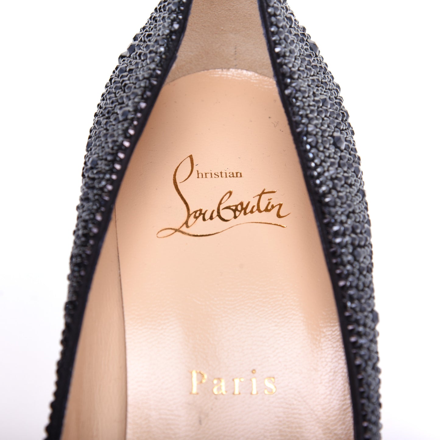 Suede Strass Kate 70 Pumps 38.5 Anthracite