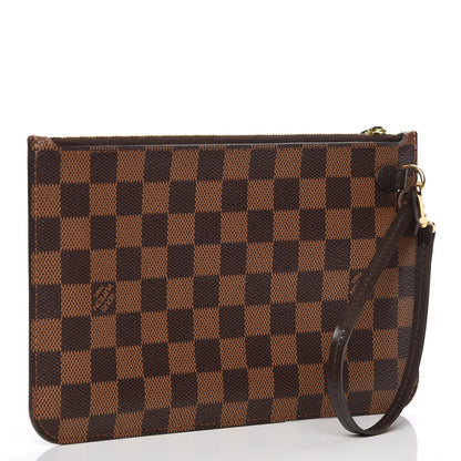 Louis Vuitton Damier Ebene Neverfull MM GM Pochette 3 of 8