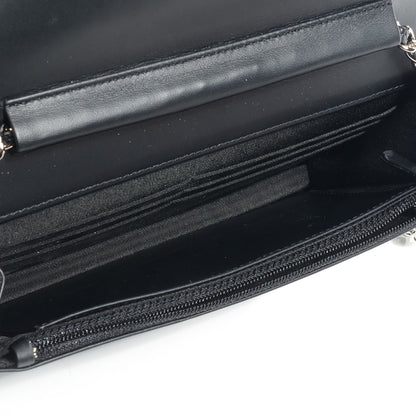 Chanel Caviar Timeless CC Wallet on Chain WOC Black 5 of 9