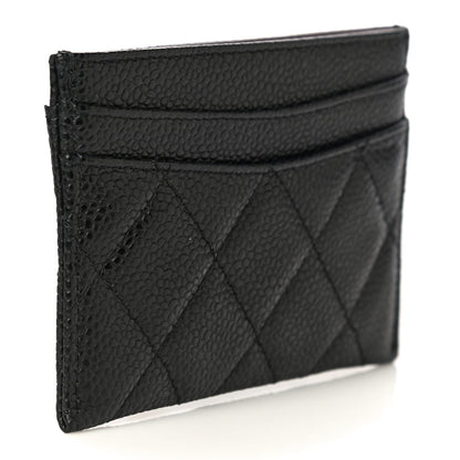 Chanel Caviar Quilted Card Holder Black 3 of 12