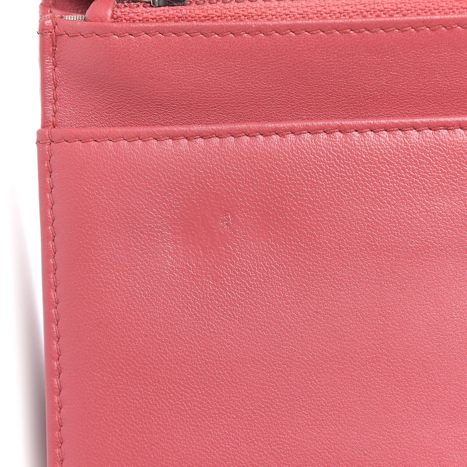 Chanel Lambskin Quilted Boy Wallet On Chain WOC Red 11 of 13