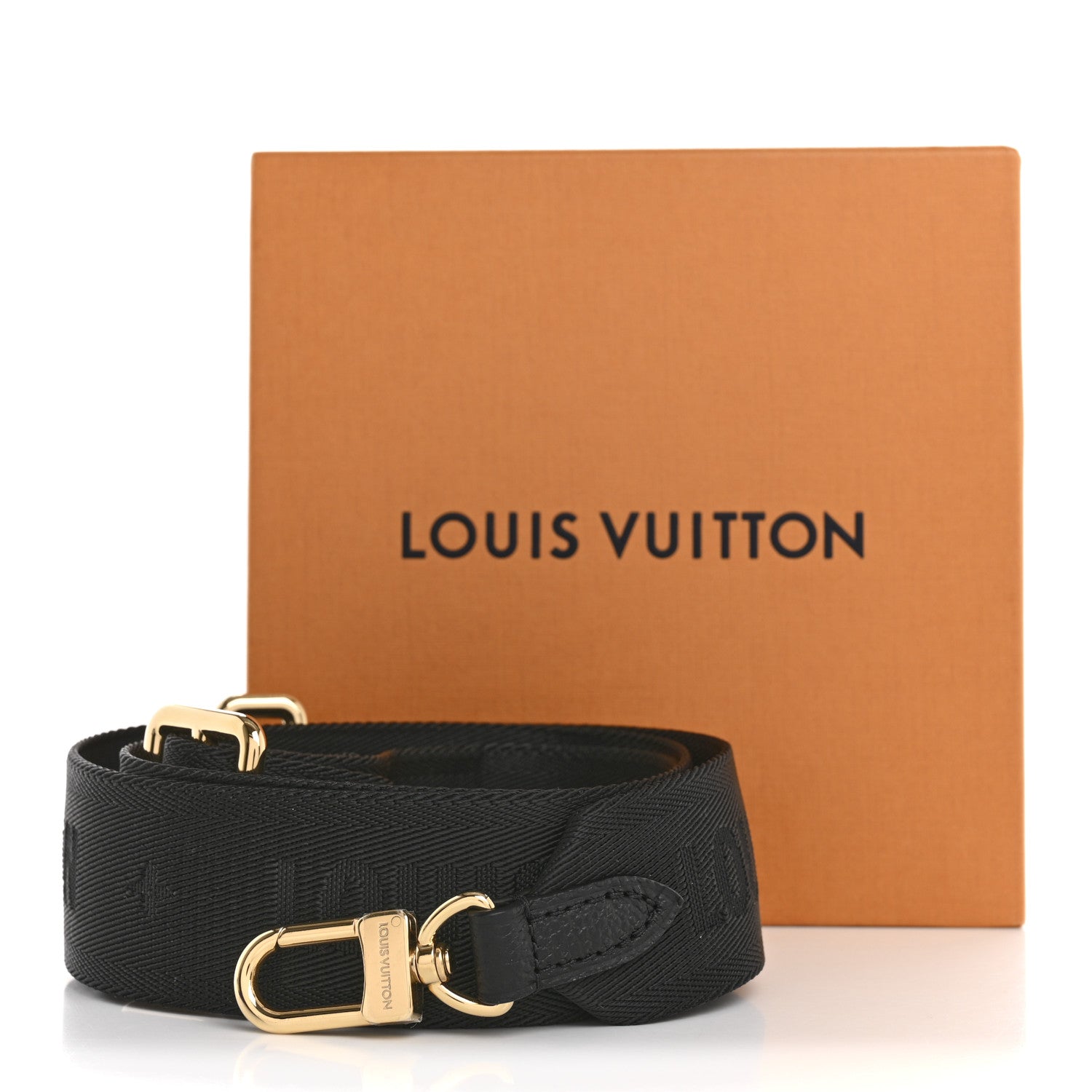Louis Vuitton Jacquard Bandouliere Shoulder Strap Black 6 of 6