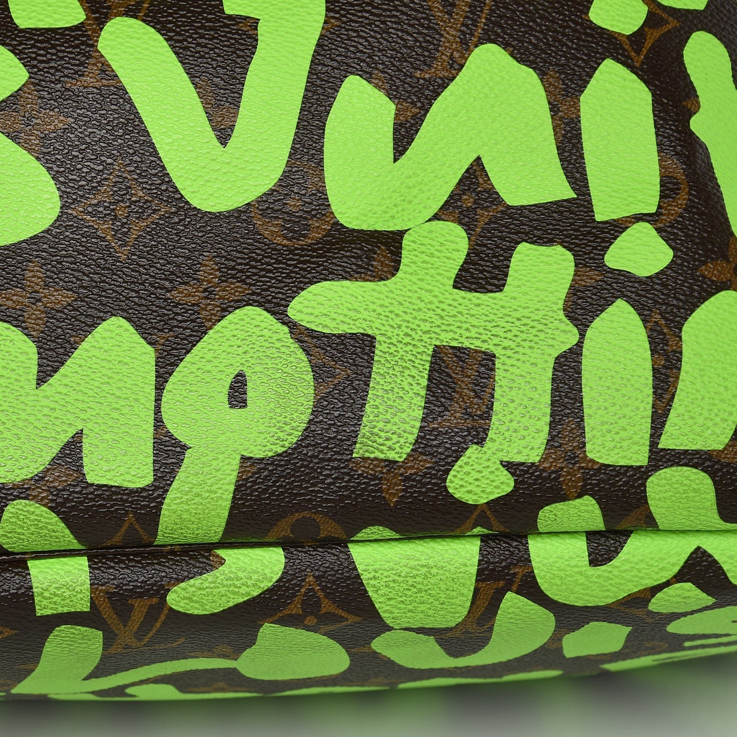Monogram Graffiti Neverfull GM Green