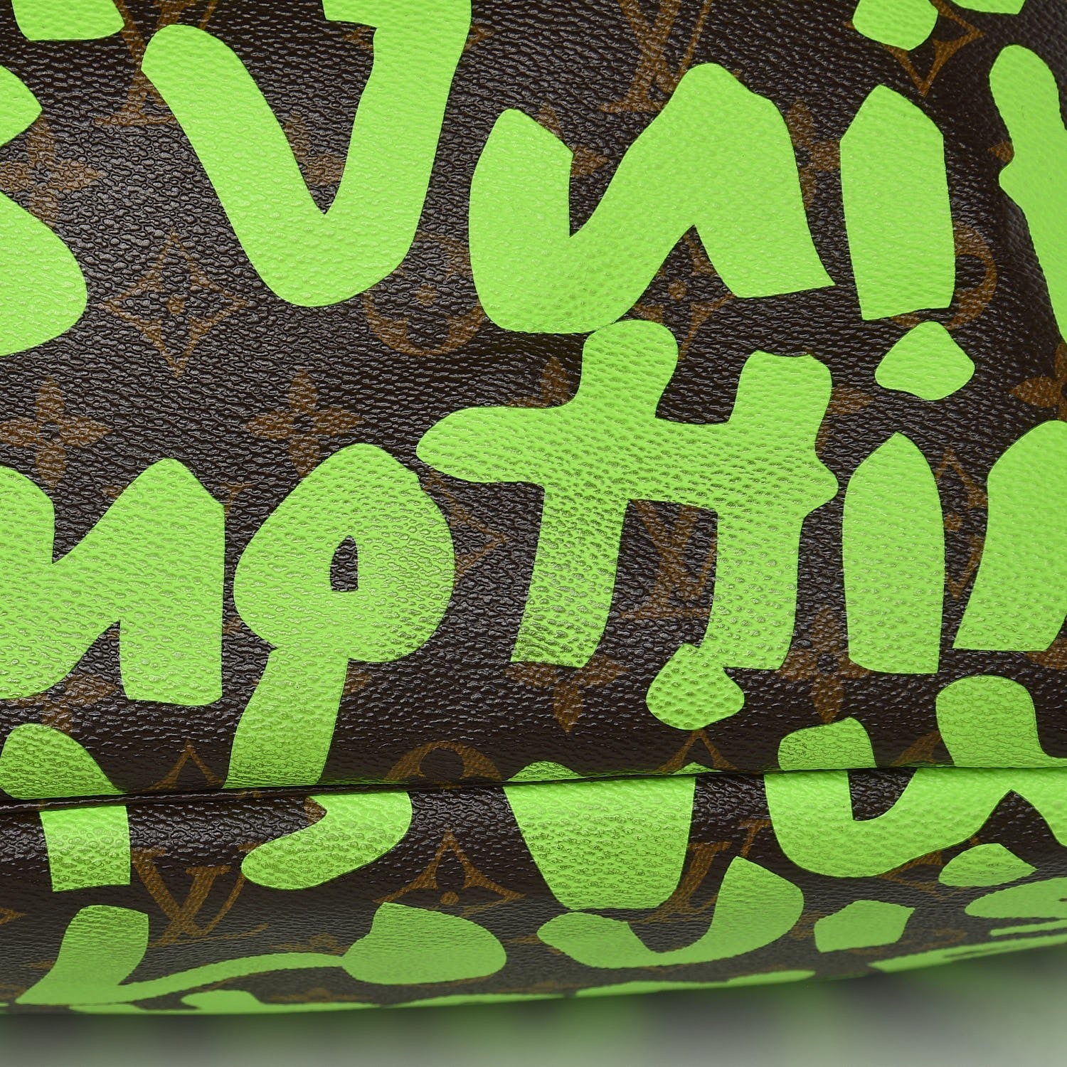 Louis Vuitton Monogram Graffiti Neverfull GM Green 9 of 10