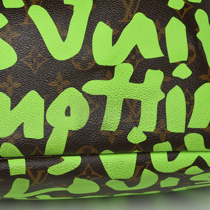 Louis Vuitton Monogram Graffiti Neverfull GM Green 9 of 10
