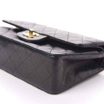 Chanel Lambskin Quilted Small Double Flap Black 10 of 12