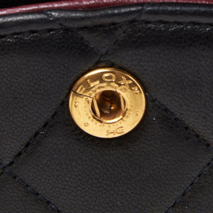 Chanel Lambskin Quilted Medium Double Flap Black 10 of 10