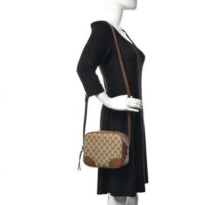 Gucci Monogram Mini Bree Messenger Bag Beige Tabacco 2 of 10