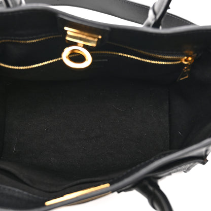 Louis Vuitton Calfskin Monogram On My Side PM Black 5 of 10