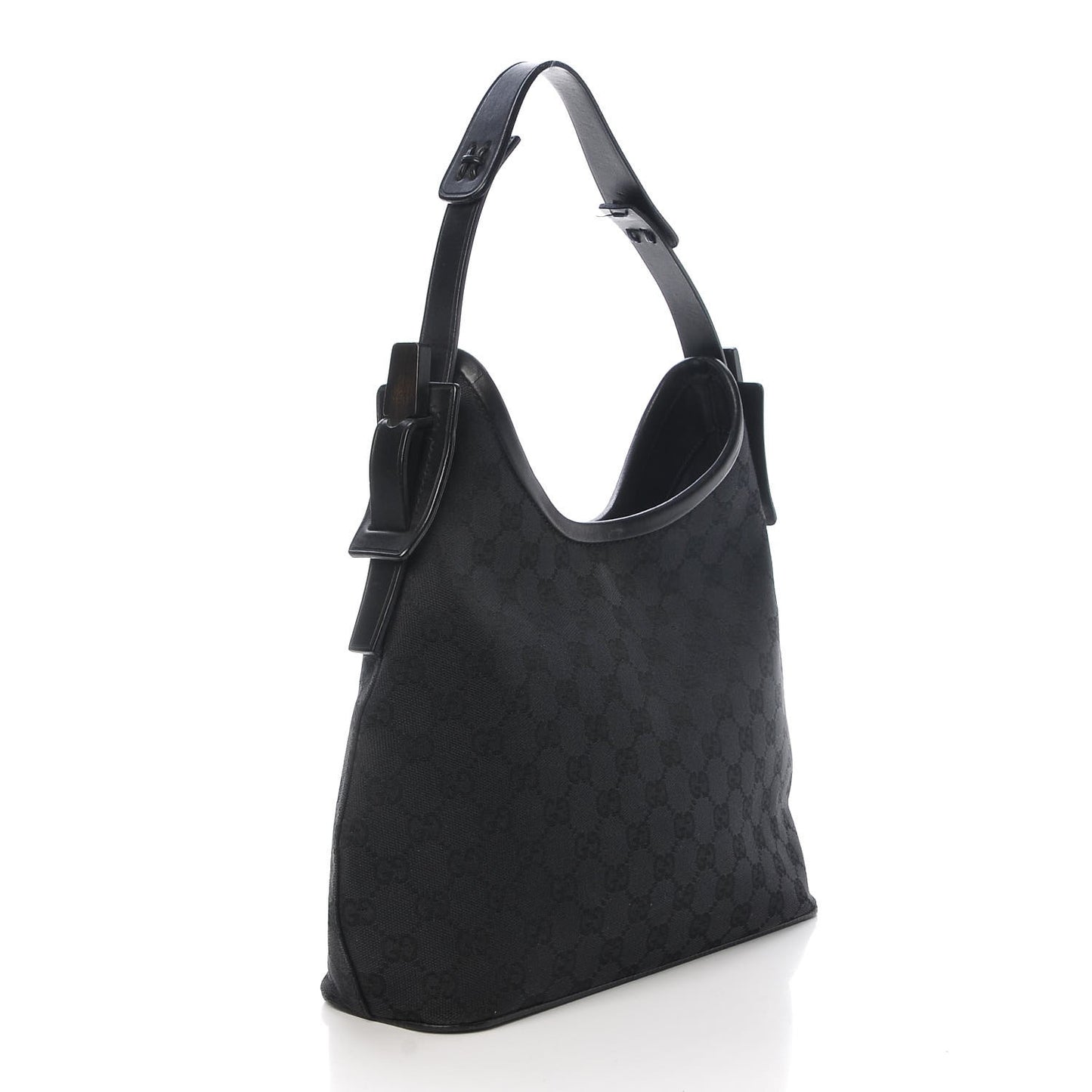 Monogram Small Hobo Black