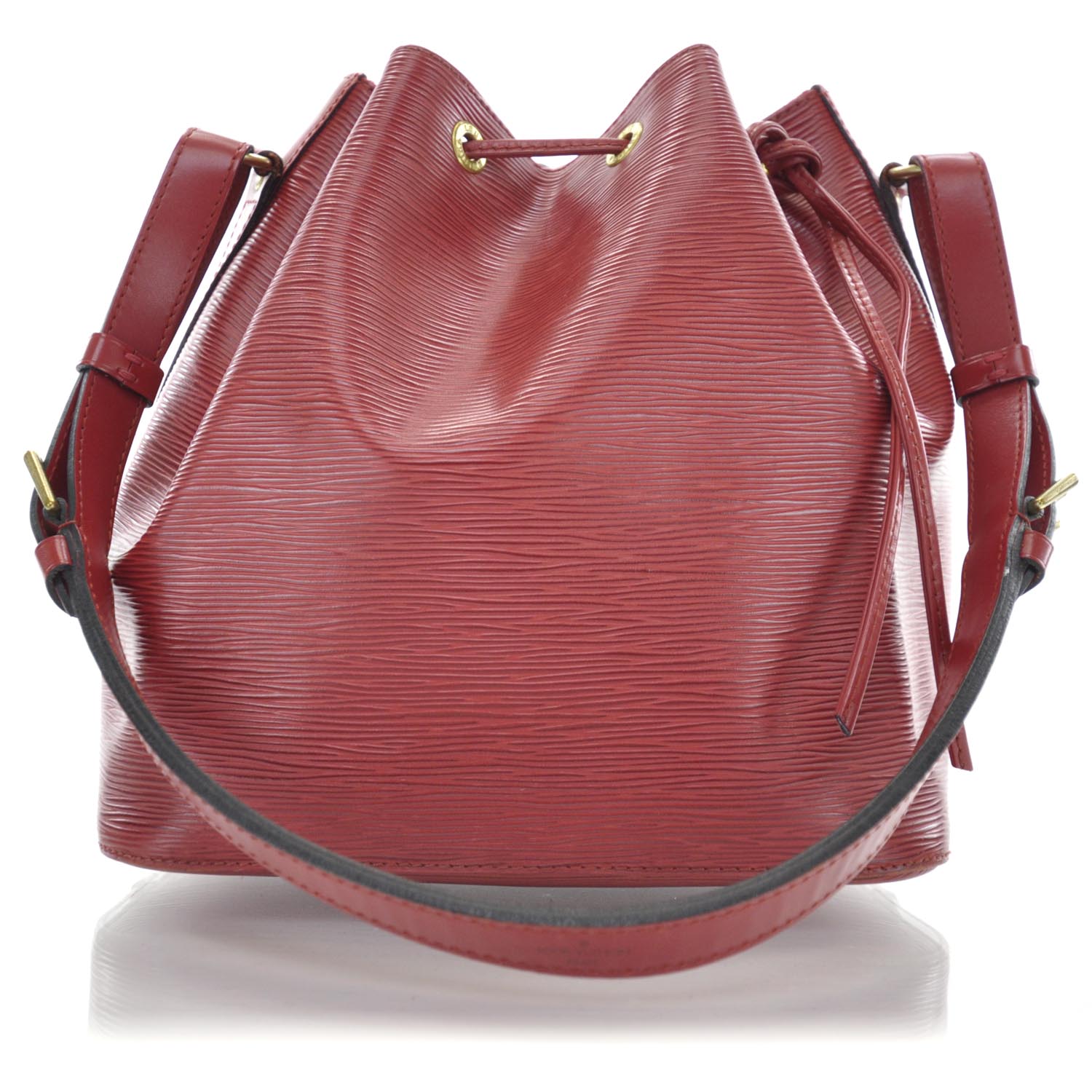 Louis Vuitton Epi Petit Noe Red 3 of 10