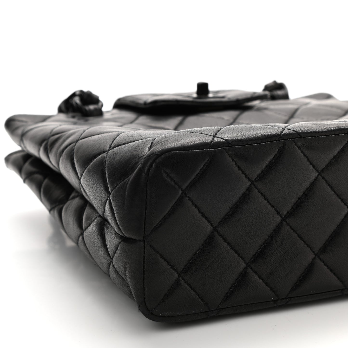 Lambskin Quilted Shoulder Bag So Black