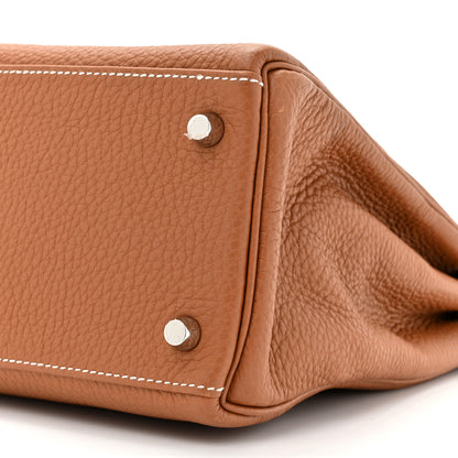 Hermes Togo Kelly Retourne 32 Gold 9 of 14