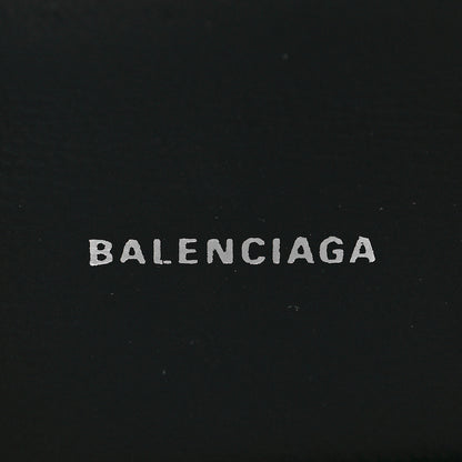 Balenciaga Shiny Calfskin Crocodile Embossed Hourglass Top Handle Bag XS Gunmetal 5 of 9