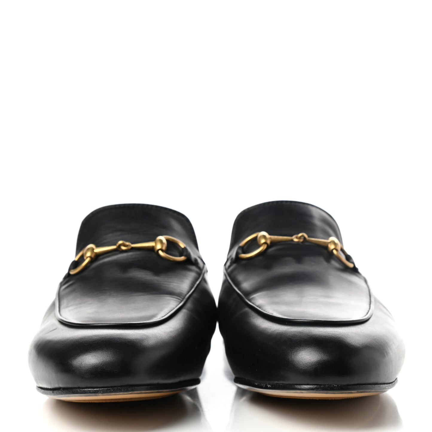 Calfskin Womens Princetown Slippers 40 Black