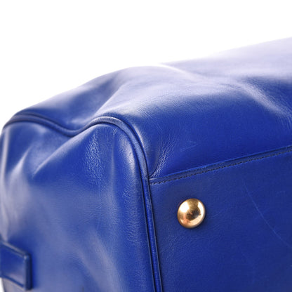 Saint Laurent Calfskin Classic Duffle 6 Blue 11 of 13