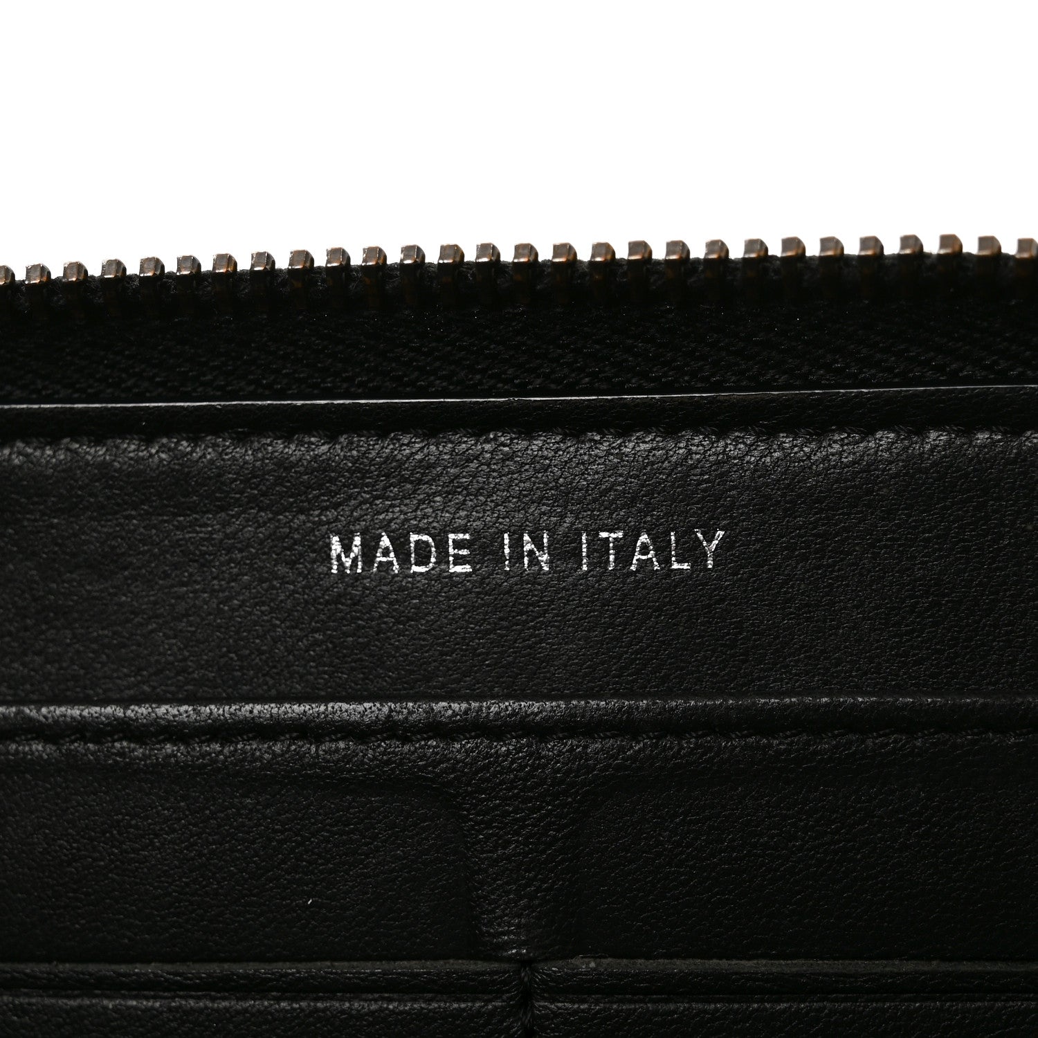 Chanel Glazed Calfskin Quilted Small Coco Boy Zip Around Wallet Black 7 of 8