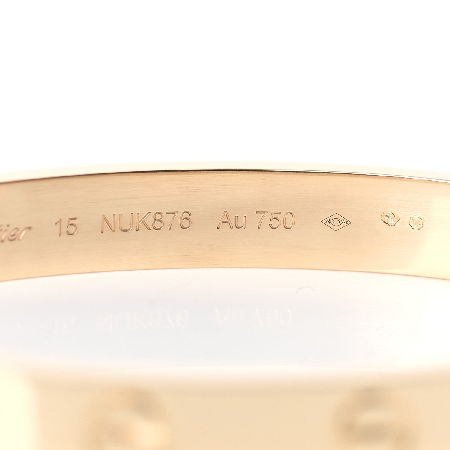 Cartier 18K Yellow Gold LOVE Bracelet 15 5 of 6