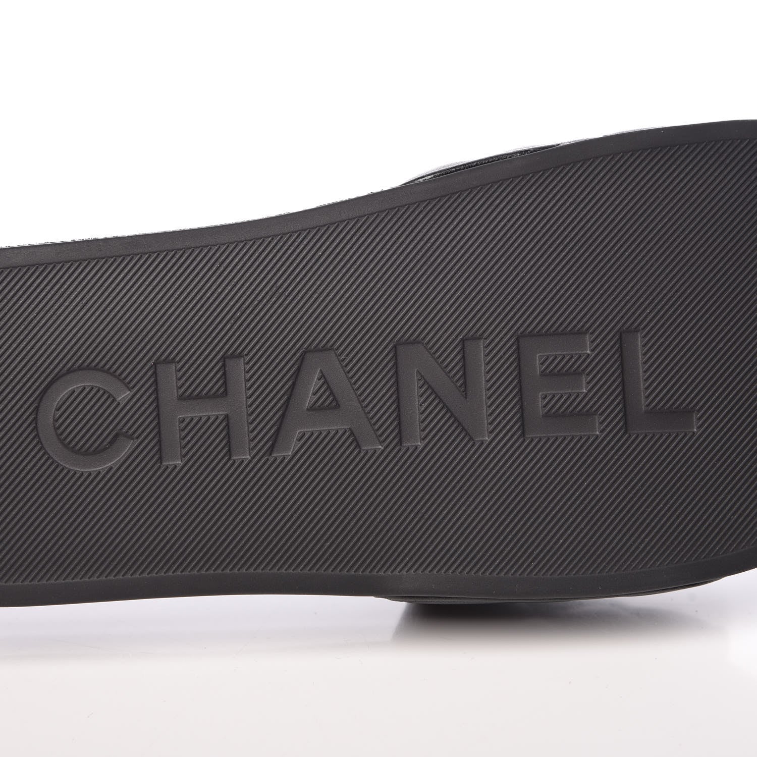 Chanel Lambskin Quilted CC Mules Sandals 37 Black 7 of 9