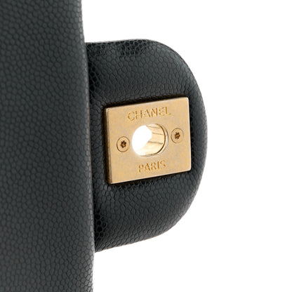 Chanel Caviar Quilted Mini Twist Your Buttons Flap Black 7 of 12