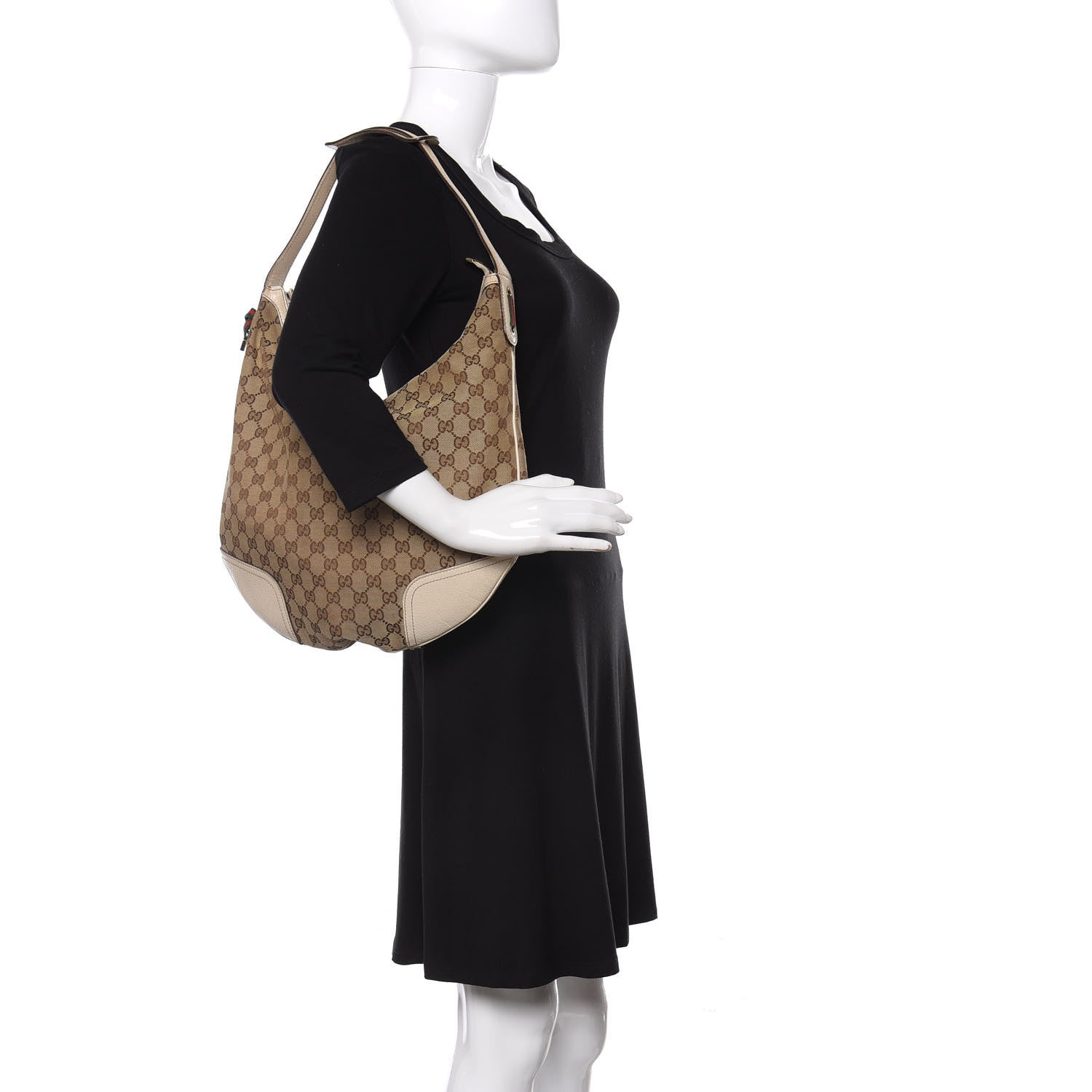 Gucci Monogram Large Princy Hobo Off White 2 of 11