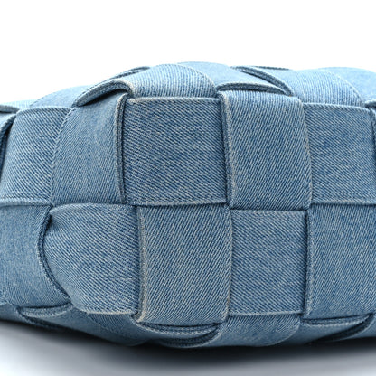Bottega Veneta Denim Maxi Intrecciato Brick Cassette Bag Indigo 7 of 8