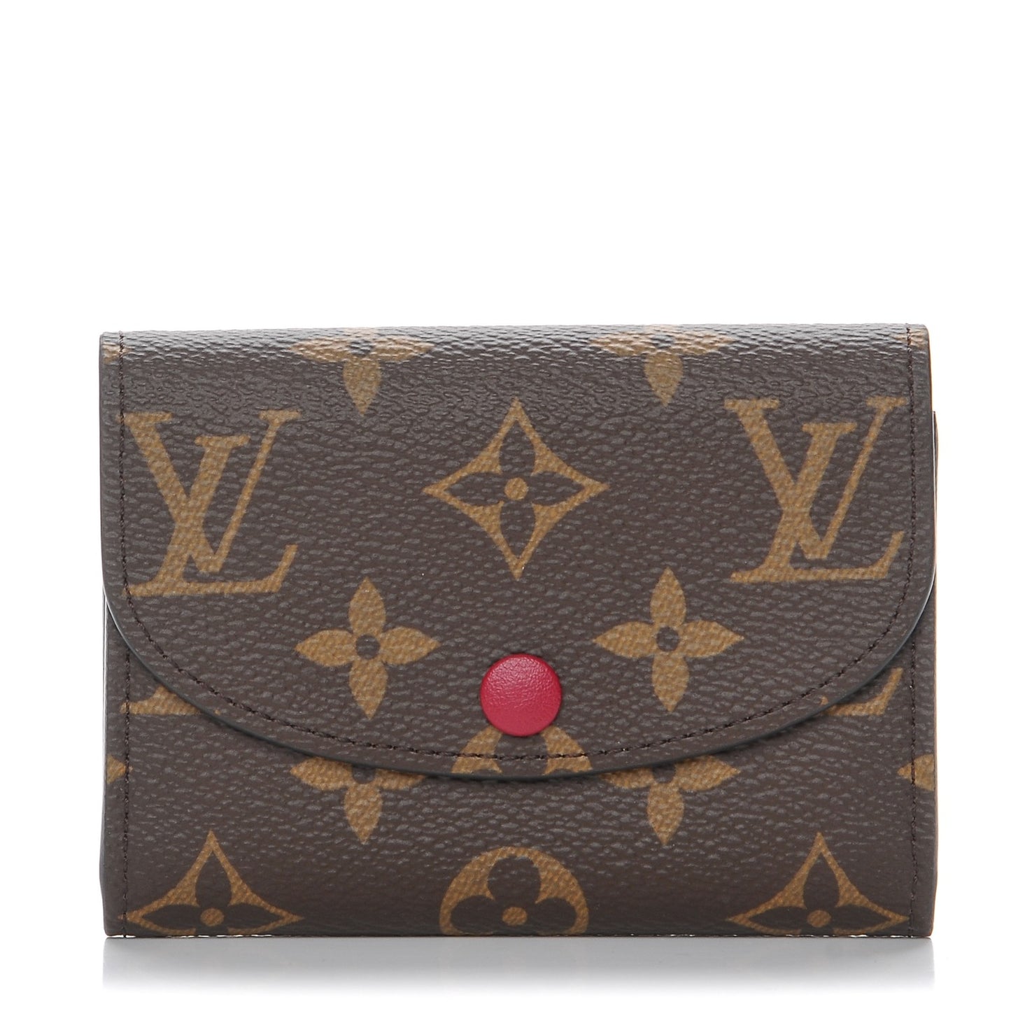 Monogram Rosalie Coin Purse Fuchsia