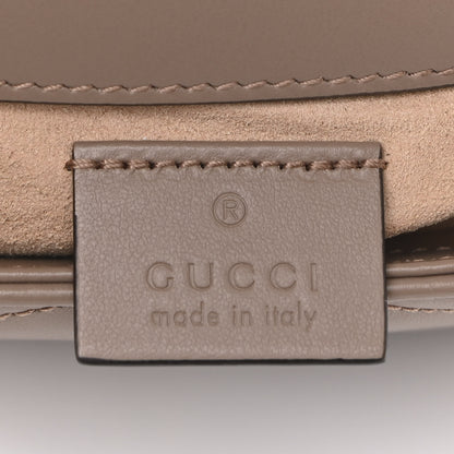 Gucci Calfskin Matelasse Super Mini GG Marmont Shoulder Bag Porcelain Rose 6 of 10