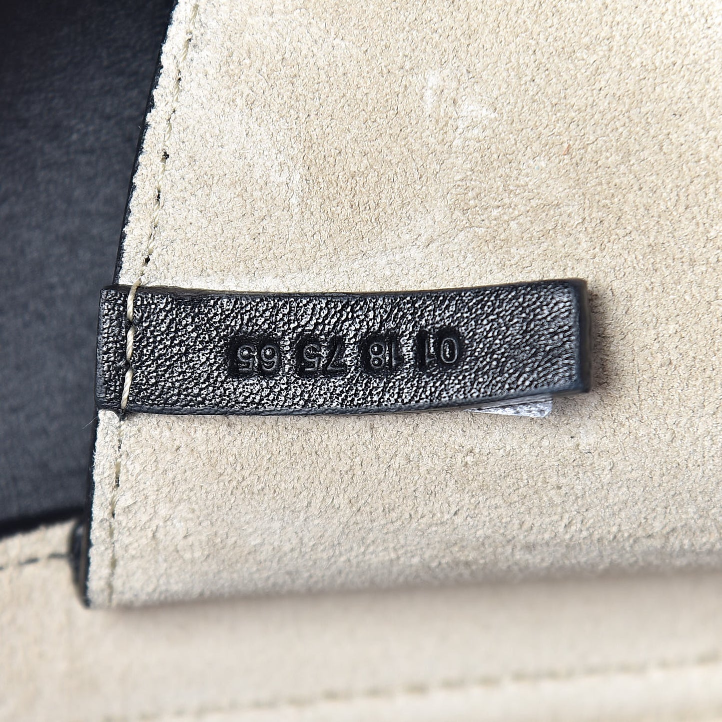 Suede Calfskin Mini Faye Shoulder Bag Black