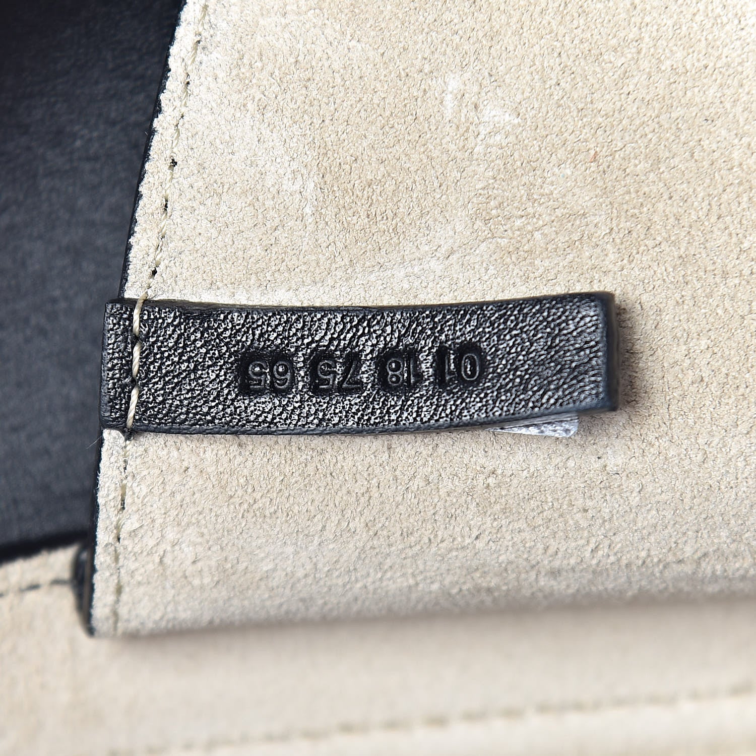Chloe Suede Calfskin Mini Faye Shoulder Bag Black 6 of 10